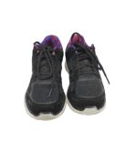 Adidasi dama Skechers, 38, material textil, negru - imagine 3