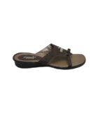 Saboti dama 40, piele, imitatie de piele, maro