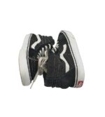 Tenisi dama Vans, 36, material textil, piele intoarsa, negru - imagine 4