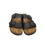 Saboti barbati Biolife, 42, imitatie de piele, negru - imagine 3