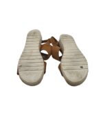 Sandale dama  39, imitatie de piele, maro - imagine 5