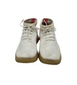 Adidasi barbati Adidas, 46, piele intoarsa, material textil, alb - imagine 3