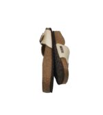Saboti dama Birkenstock, 38, imitatie de piele, bej - imagine 4
