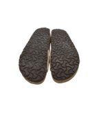 Saboti dama Birkenstock, 38, imitatie de piele, bej - imagine 5