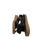Sandale copii Cupcake, 30, material textil, negru - imagine 4