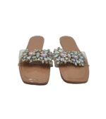 Saboti dama 42, imitatie de piele, transparent - imagine 3