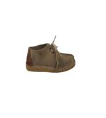 Mocasini copii Clarks, 28, piele intoarsa, bej