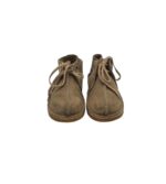 Mocasini copii Clarks, 28, piele intoarsa, bej - imagine 3