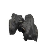 Adidasi dama Salomon, 37, imitatie de piele, material textil, negru ,GoreTex - imagine 4