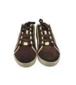 Tenisi barbati Supremebeing, 43, piele intoarsa, piele, maro - imagine 3