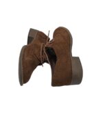 Pantofi dama Graceland, 39, material textil, maro - imagine 4