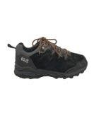 Adidasi barbati Jack Wolfskin, 44, imitatie de piele, piele intoarsa, material textil, negru