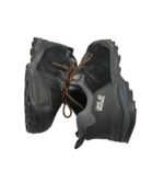 Adidasi barbati Jack Wolfskin, 44, imitatie de piele, piele intoarsa, material textil, negru - imagine 4