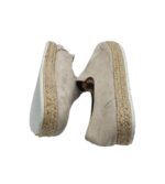 Espadrile dama 43, material textil, bej - imagine 4