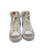Tenisi dama Nike, 37, imitatie de piele, piele, alb - imagine 3