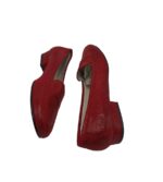 Pantofi dama  39, piele, rosu - imagine 4