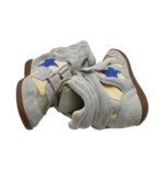 Botine dama Isabel Marant, 40, piele intoarsa, material textil, gri - imagine 4