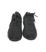 Adidasi barbati Asos, 46, piele intoarsa, material textil, negru - imagine 3