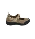 Sandale dama Land'S End, 42, imitatie de piele, piele intoarsa, material textil, bej