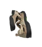 Sandale dama Land'S End, 42, imitatie de piele, piele intoarsa, material textil, bej - imagine 4