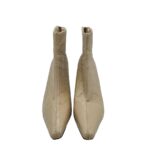 Botine dama  37, imitatie de piele, bej - imagine 3