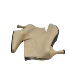 Botine dama  37, imitatie de piele, bej - imagine 4