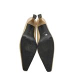Botine dama  37, imitatie de piele, bej - imagine 5