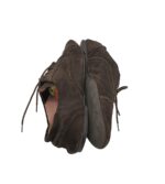 Pantofi dama Balerinas, 37, piele intoarsa, negru - imagine 4