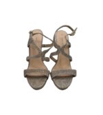 Sandale dama New Look 38, imitatie de piele, gri - imagine 3