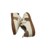 Adidasi copii H&M 32, imitatie de piele, bej - imagine 4