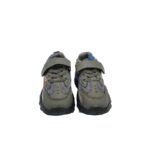 Adidasi copii 23, imitatie de piele, material textil, gri - imagine 3