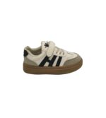 Adidasi copii Fashion, 33, imitatie de piele, alb gri