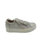 Tenisi dama Fashion, 39, imitatie de piele, piele, gri