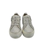 Tenisi dama Fashion, 39, imitatie de piele, piele, gri - imagine 3