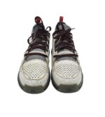 Adidasi barbati Adidas, 44, imitatie de piele, alb gri - imagine 3