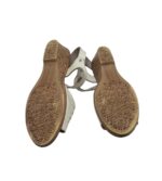 Sandale dama 38, piele, alb - imagine 5
