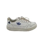 Adidasi barbati Adidas, 43, imitatie de piele, piele, alb