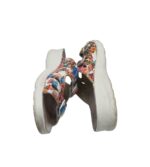 Saboti dama  Gifra, 38, imitatie de piele, multicolor - imagine 4