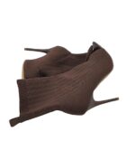 Botine dama vara Ego, 38, material textil, maro - imagine 4
