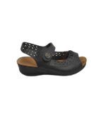 Sandale dama Easy Street, 41, imitatie de piele, negru