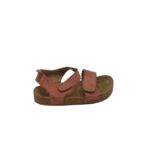 Sandale copii H&M, 27, material textil, bej