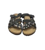 Saboti dama True, 38, imitatie de piele, negru - imagine 3