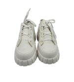 Adidasi dama 40, material textil, alb - imagine 3