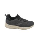 Adidasi barbati Skechers, 46, material textil, gri negru