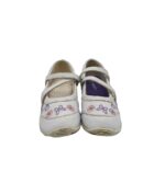 Balerini copii Graceland, 34, imitatie de piele, alb - imagine 3