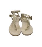 Sandale dama Divided, 39, imitatie de piele, auriu - imagine 3