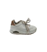 Adidasi copii Skechers, 33, imitatie de piele, alb