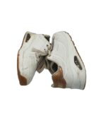 Adidasi copii Skechers, 33, imitatie de piele, alb - imagine 4