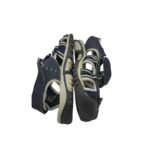 Sandale dama 39, imitatie de piele, material textil, bleumarin - imagine 4