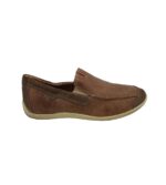 Mocasini barbati Salamander, 45, piele intoarsa, piele, maro